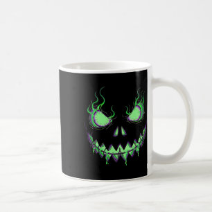 Scary Pumpkin Jack O Lantern Spooky Halloween Kids Coffee Mug