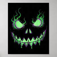 Scary Pumpkin Jack O Lantern Spooky Halloween Kids