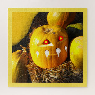 Scary pumpkin jigsaw puzzle