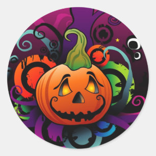 Scary Pumpkin Sticker