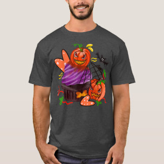 Scary Pumpkin Trick Or Treat,Spooky Jack OLantern  T-Shirt
