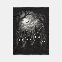 Scary Rabbit Eyes Forest Creepy Halloween Costume