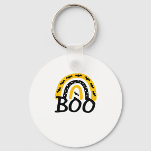 Scary Rainbow and Spooky Halloween Key Ring
