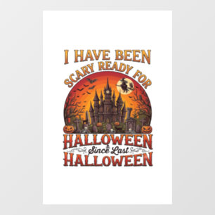 Scary Ready Halloween Haunted Castle Witch Pumpkin