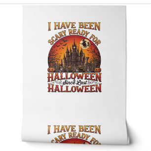 Scary Ready Halloween Haunted Castle Witch Pumpkin Wallpaper