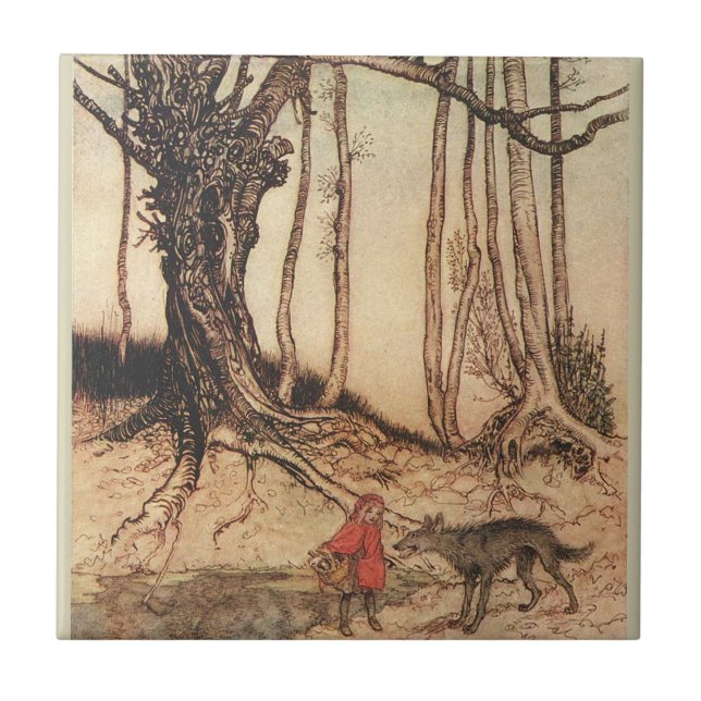 Scary Red Riding Hood Tile (Front)