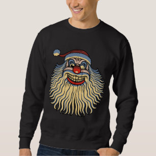 Scary Santa Clown Sweatshirt