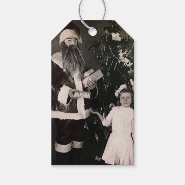 Scary Santa Gift Tags (Front)