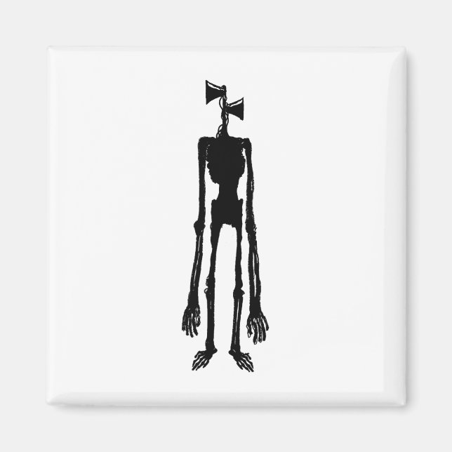 Scary Siren Meme Gamer Kids Boys Girls Xmas Gifts  Magnet (Front)