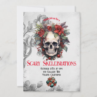 Scary Skele-brations Invitation