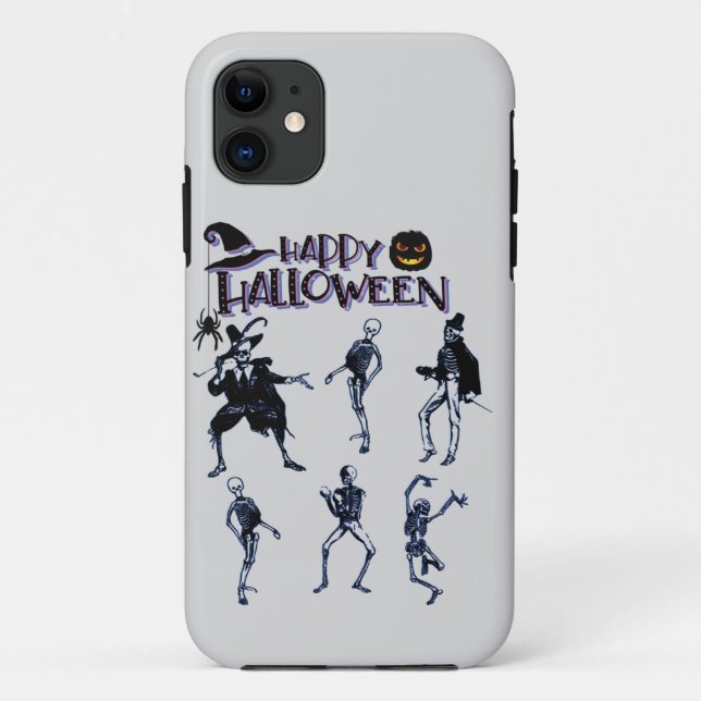 Scary Skeletons Party Case-Mate iPhone Case (Back)