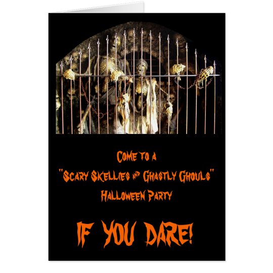 Scary Skellies & Ghastly Ghouls Card