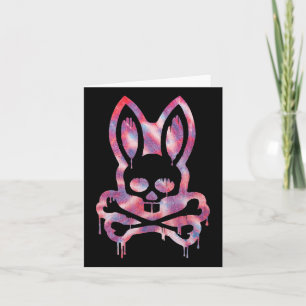 Scary Skull And Crossbones D Rabbit Horror Bunny H Card