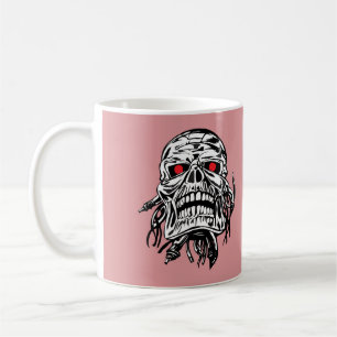 Scary Skull Drawing Coffee Mug