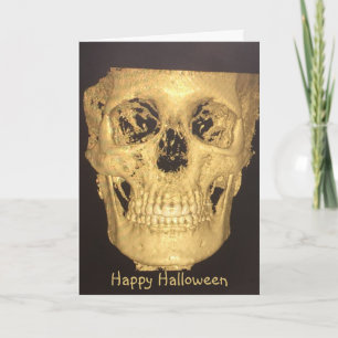 Scary Skull Halloween Card