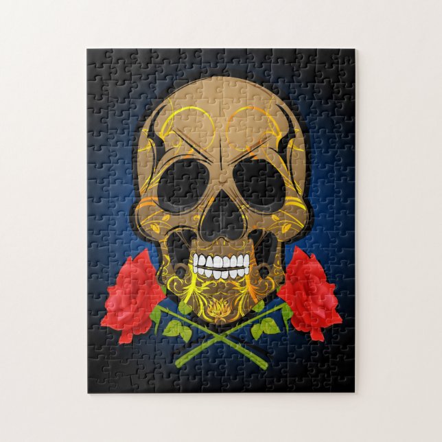 Scary skull puzzle (Vertical)