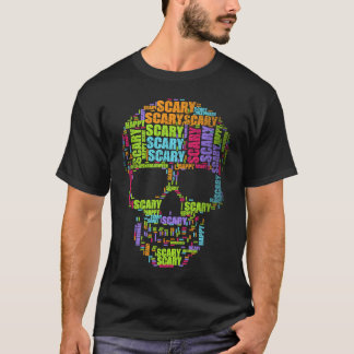 Scary Skull Scary Halloween T-Shirt