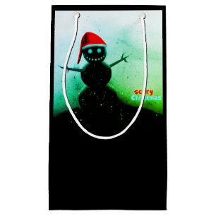Scary Snowman Gift Bag