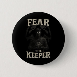 Scary Soccer Goalkeeper Horror Fear The Keeper Hal 6 Cm Round Badge