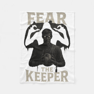 Scary Soccer Goalkeeper Horror Fear The Keeper Hal Fleece Blanket