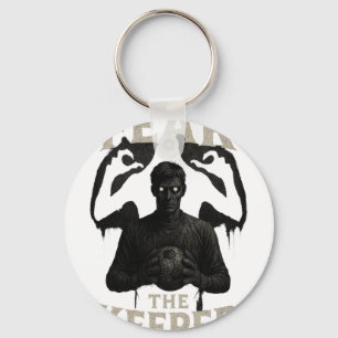 Scary Soccer Goalkeeper Horror Fear The Keeper Hal Key Ring