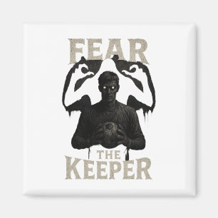 Scary Soccer Goalkeeper Horror Fear The Keeper Hal Magnet
