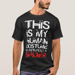 Scary Spider Halloween Costume For Kids and Adults T-Shirt