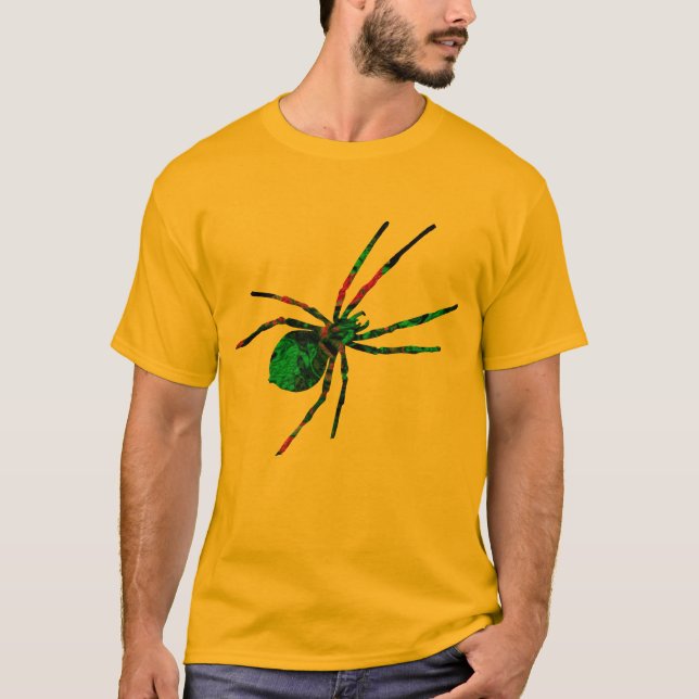 Scary spider halloween design costume idea mens T-Shirt (Front)