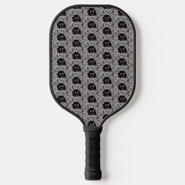 Scary Spider  Pickleball Paddle (Front)