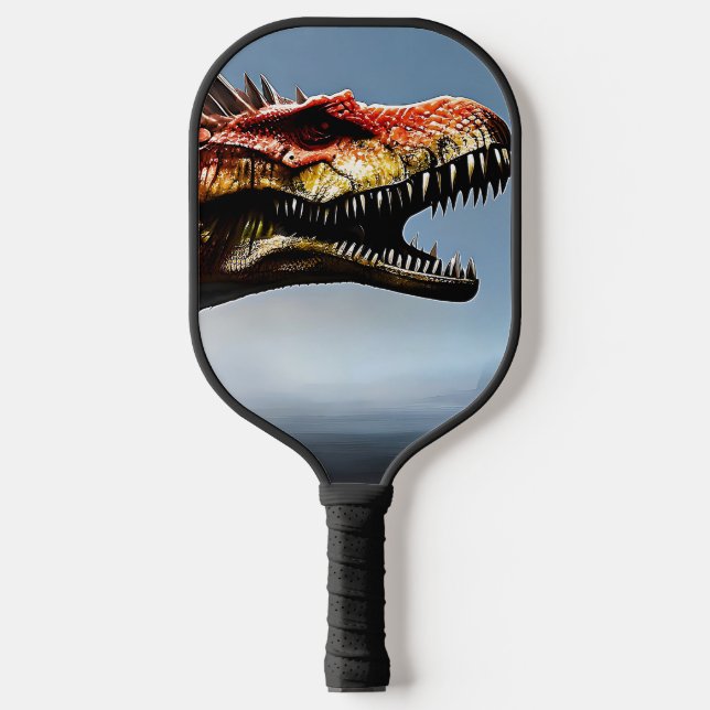 Scary Spinosaurus Dinosaur, Pickleball Paddle (Front)