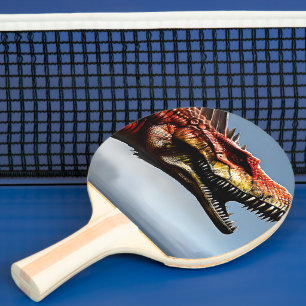 Scary Spinosaurus Dinosaur, Ping Pong Paddle