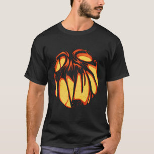 Scary Spooky Jack O Lantern Face Pumpkin Halloween T-Shirt