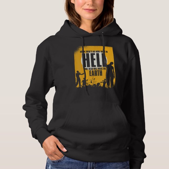 Scary Spooky Zombie Horror Fan Tee (Front)