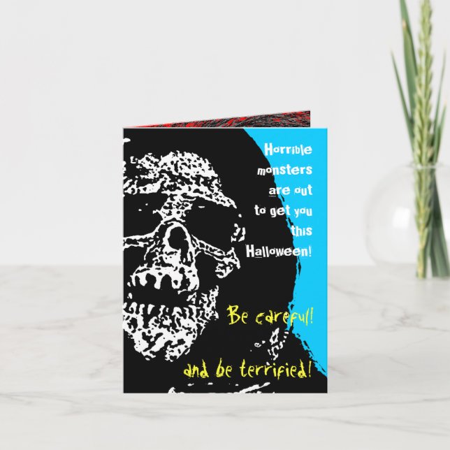 Scary Surprise Halloween Card (Front)