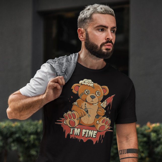 Scary Teddy Bear  T-Shirt (Creator Uploaded)