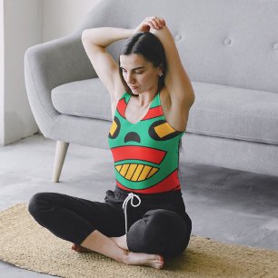 Scary tribal singlet