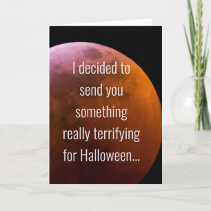 Scary Trump Re-elected Halloween Card
