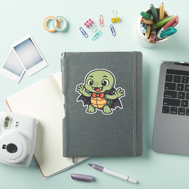 Scary turtle vampire Halloween Oversized T-Shirt (iPad Cover)