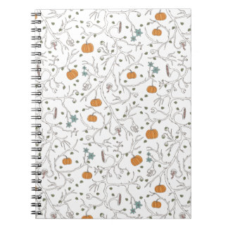 Scary vine pattern for Halloween Notebook