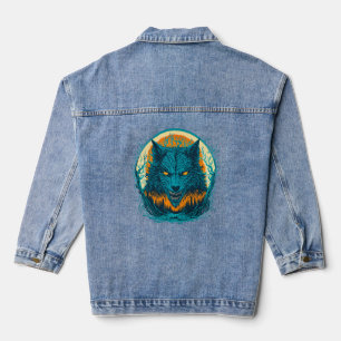 Scary Werewolf Denim Jacket