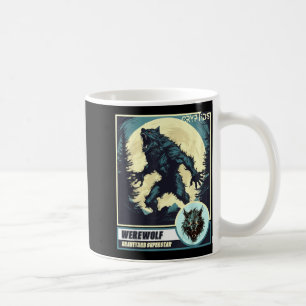 Scary Werewolf Howling at The Moon Coffee Mug