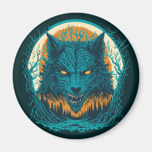 Scary Werewolf Magnet