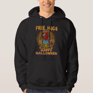 Scary Werewolf Spooky Halloween Boo Not A Hugger N Hoodie