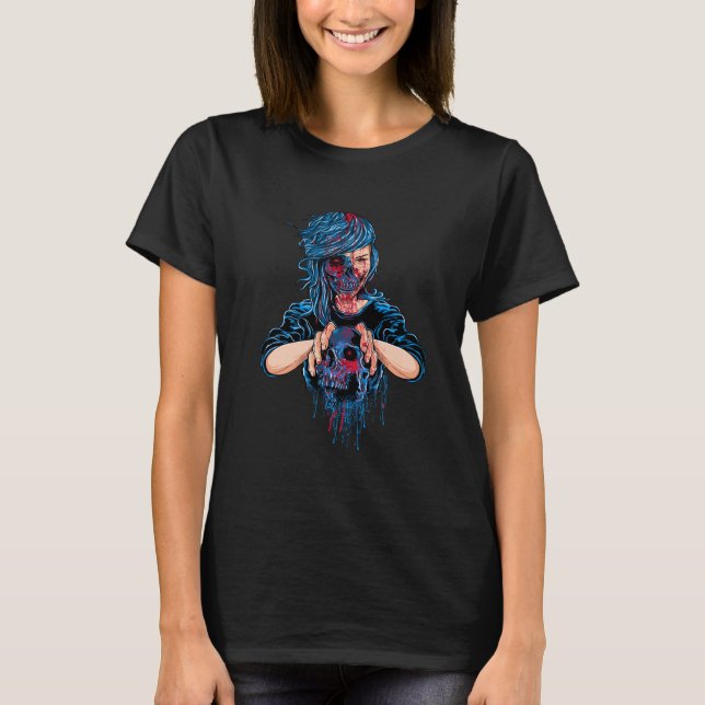 scary witch bloody T-Shirt (Front)