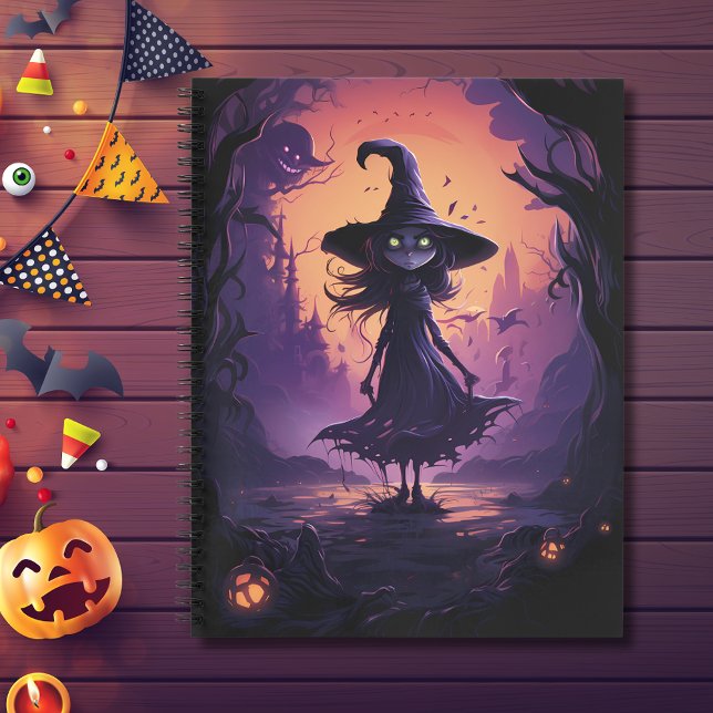 Scary Witch Halloween Notebook (Scary Witch Notebook)
