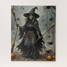 Scary Witch Jigsaw Puzzle