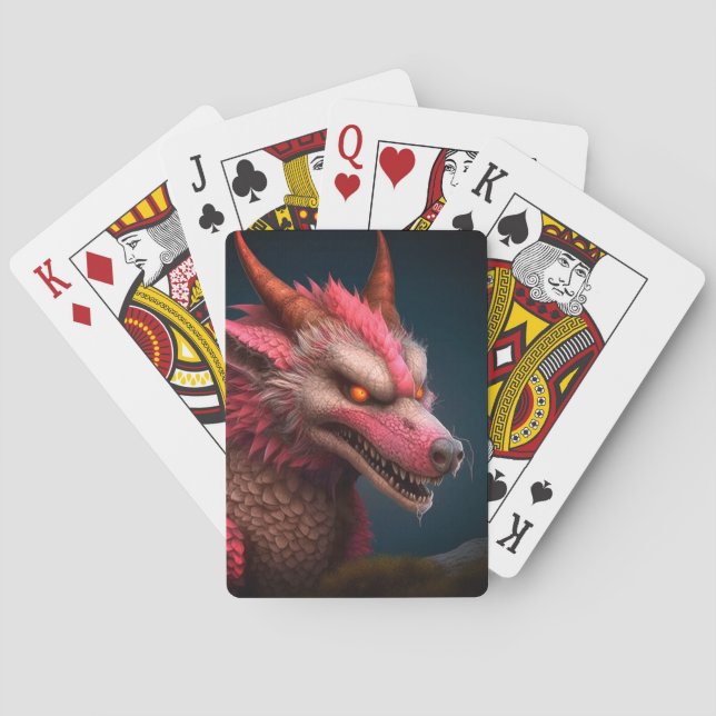 Scary Wolf Playing Cards (Back)