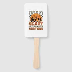 Scary Woodworking Costume Halloween Vintage Design Hand Fan