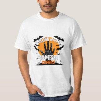 Scary Zombie T-Shirt – Chilling With Me Creepy Han
