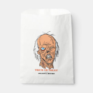 Scary Zombie Trick or Treat Halloween Favour Bag